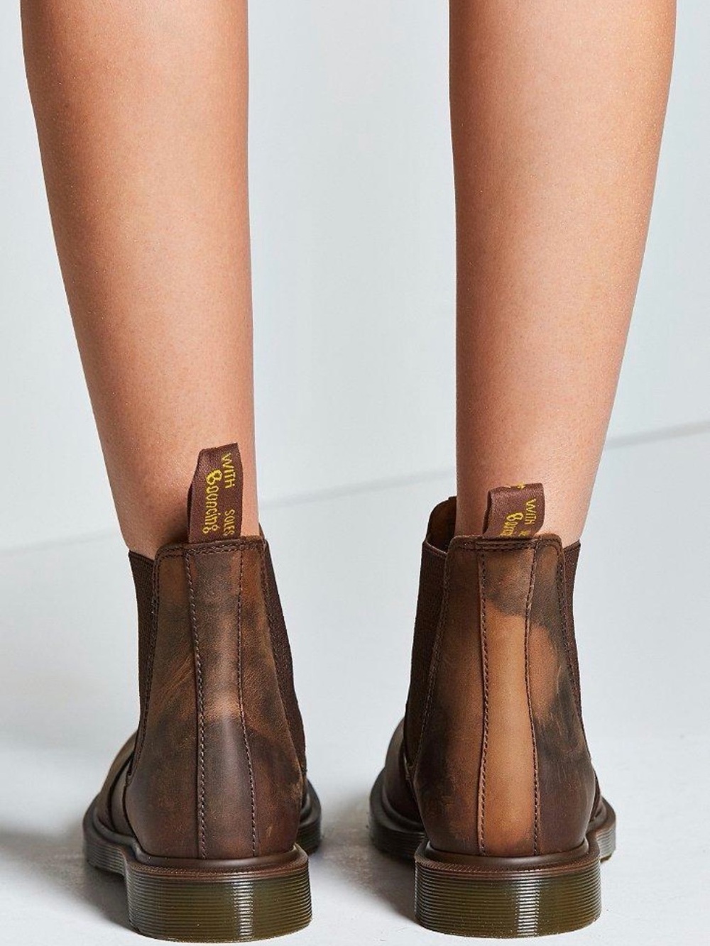 Women's Brown Chelsea Ankle Boots - Picture 2 of 10